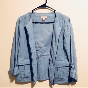 Loft Light blue casual Jacket/Blazer